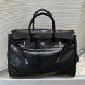 Ultimate Black Croc Weekender Bag 50