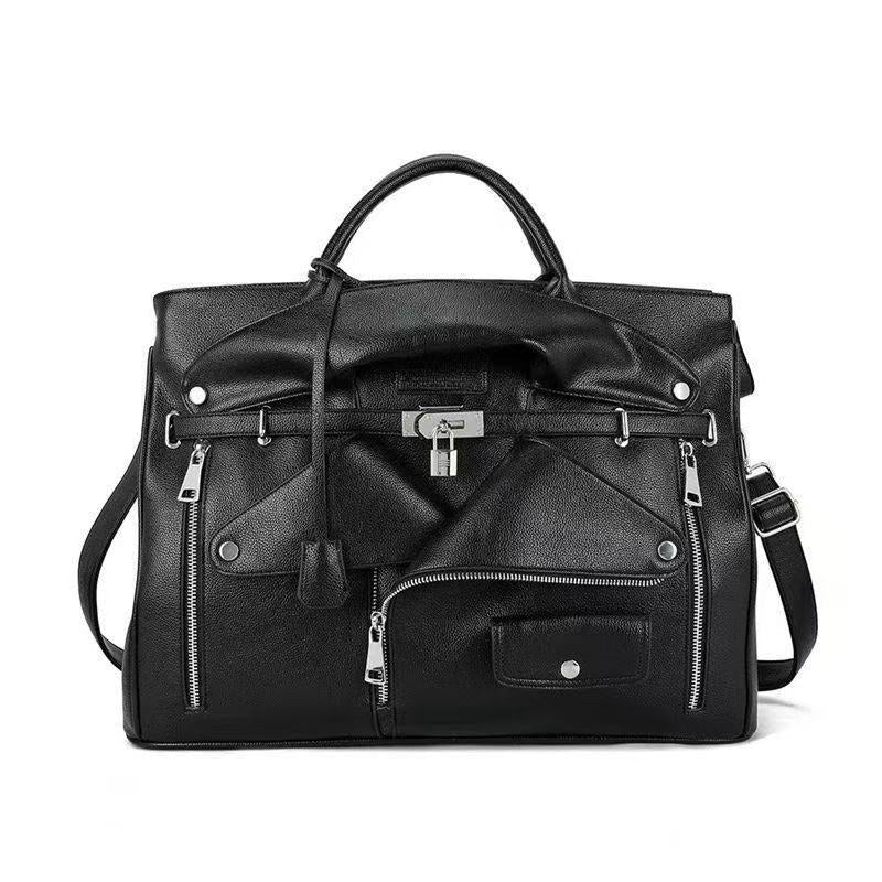 Luxurious Leather Weekender Bag