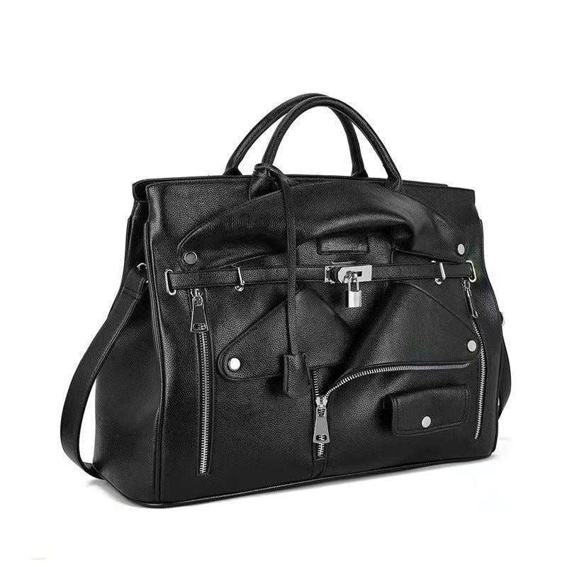 Luxurious Leather Weekender Bag