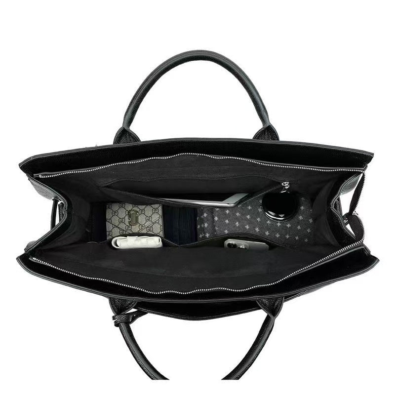 Luxurious Leather Weekender Bag
