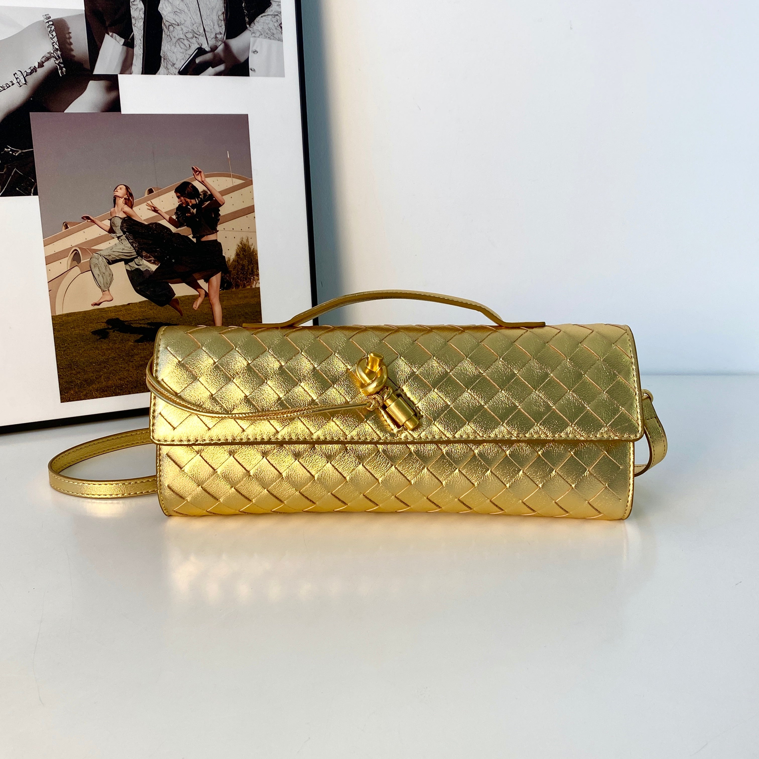 Stylish Woven Clutch Bag