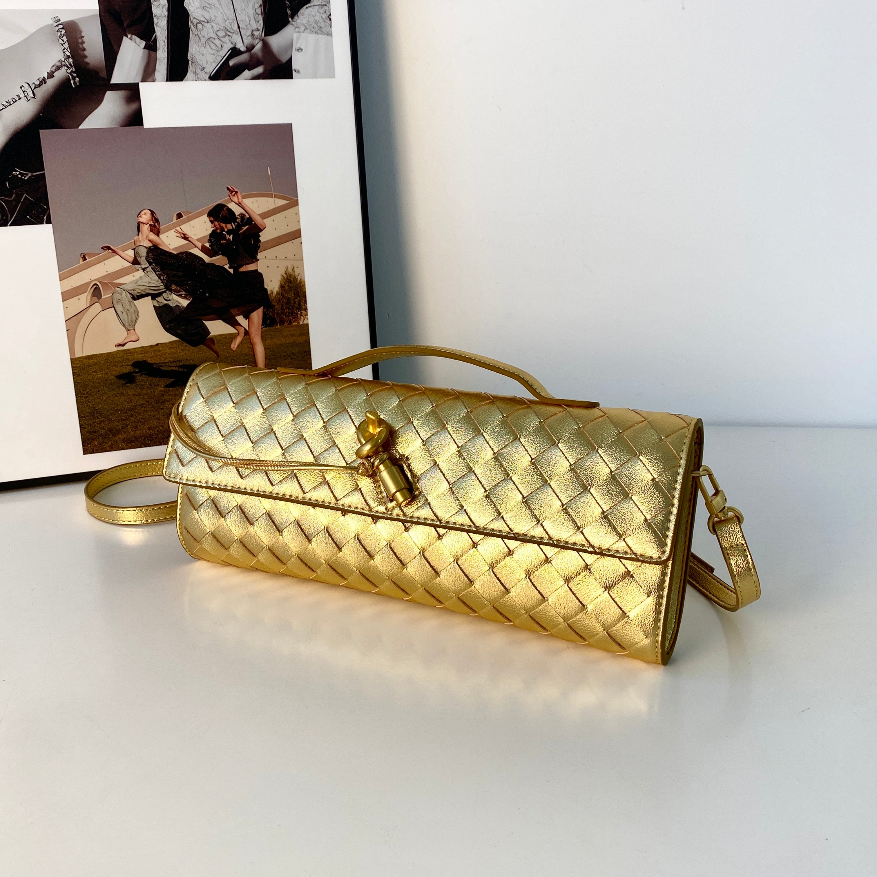 Stylish Woven Clutch Bag