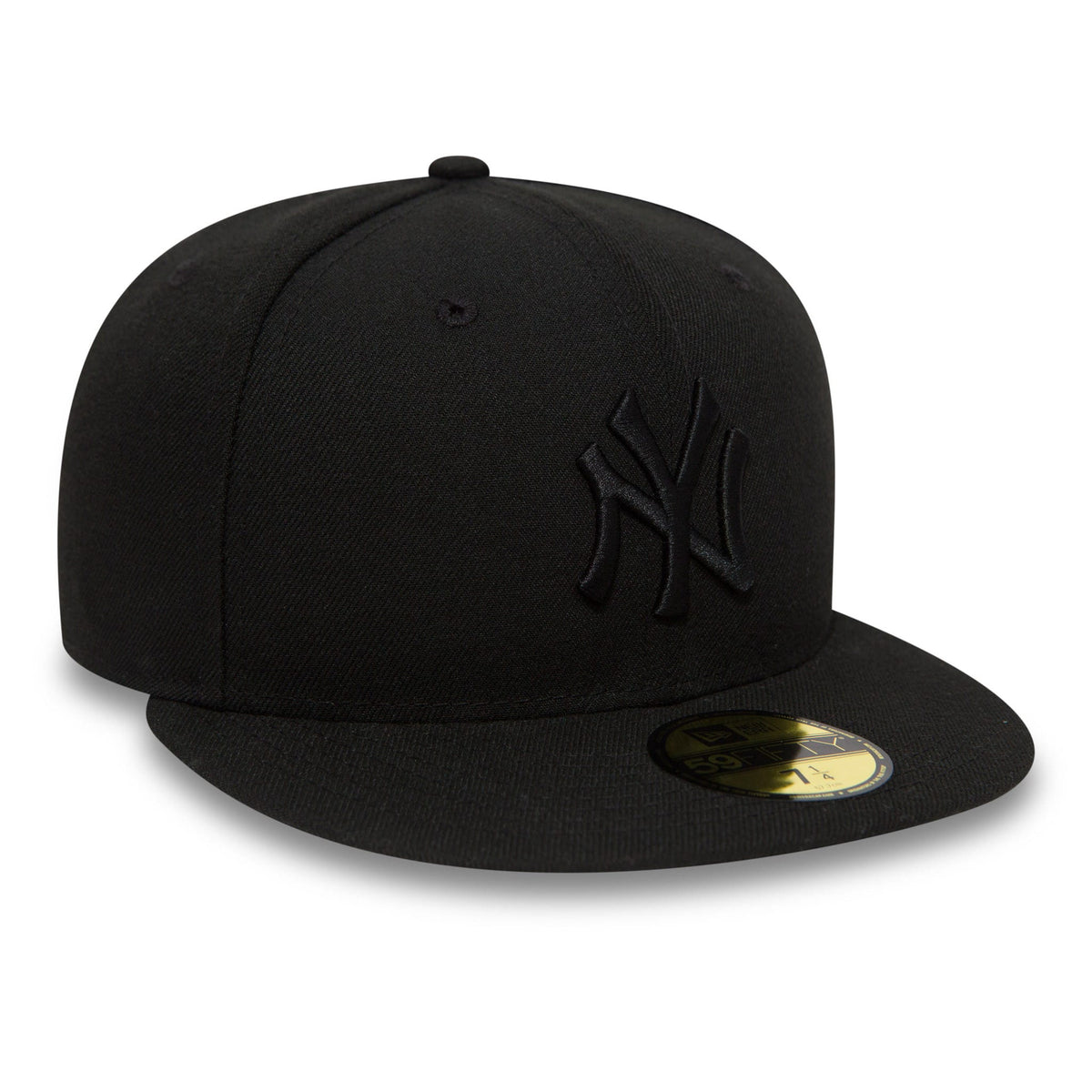 Black On Black New York Yankees Black 59FIFTY Fitted Cap-kentox
