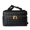 Elegant Woven Box Top-Handle Bag