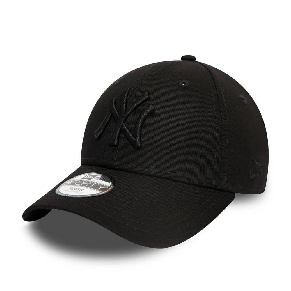 New York Yankees Essential Kids Black On Black 9FORTY Cap-kentox