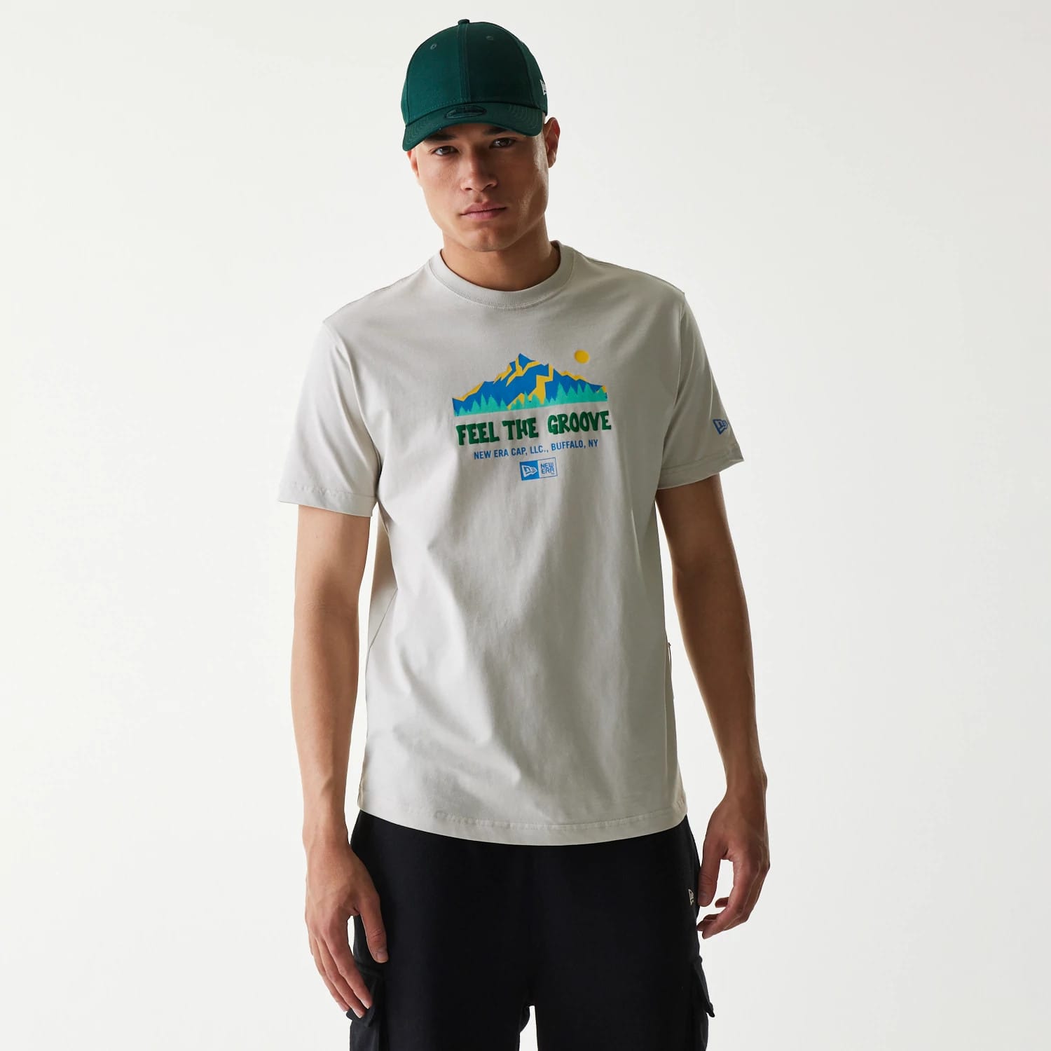 New Era Outdoor Earth Day Stone Side Pocket T-Shirt-kentox