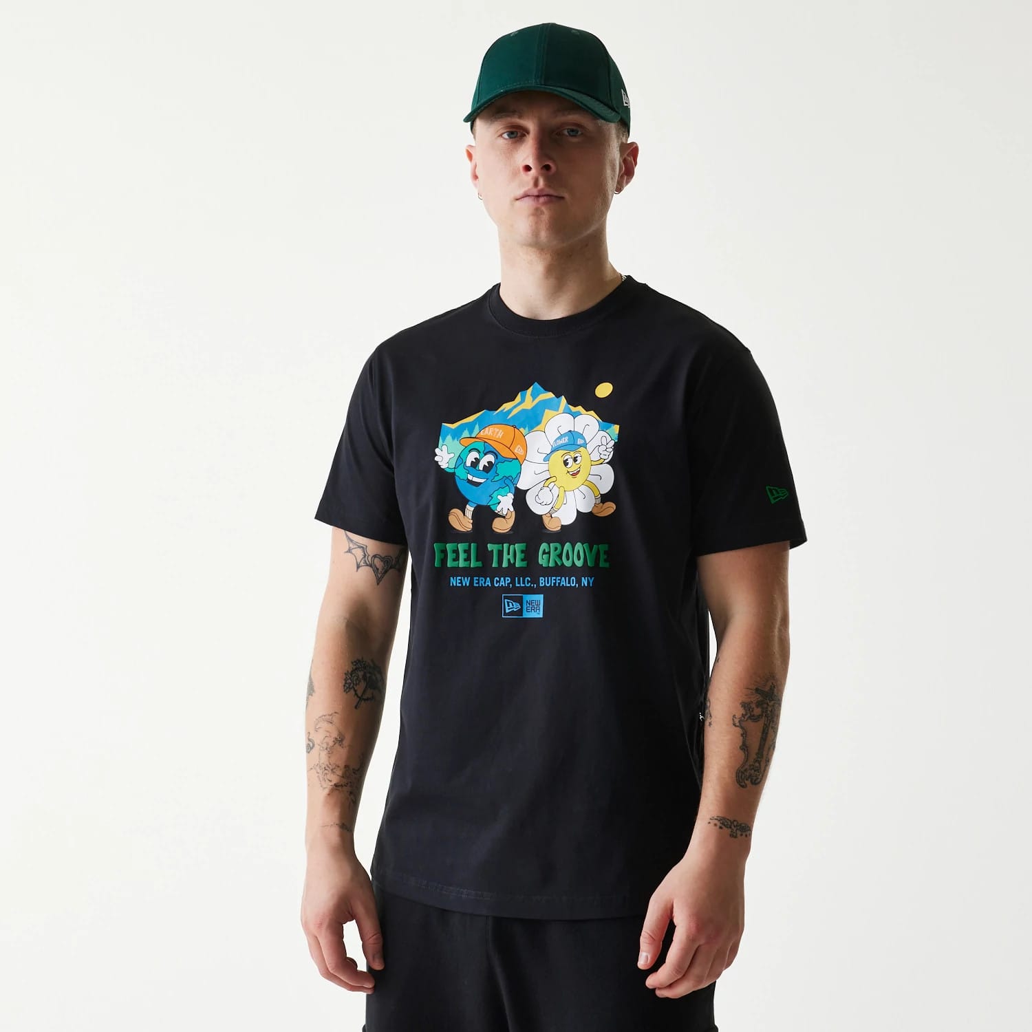 New Era Outdoor Earth Day Black T-Shirt-kentox