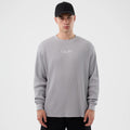 New Era Basic Grey Long Sleeve T-Shirt-kentox