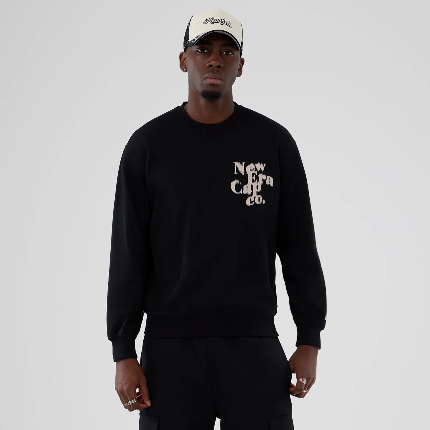 kentox Company Black Crew Neck Sweater-kentox