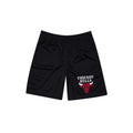 Chicago Bulls NBA Mesh Black Oversized Shorts-kentox