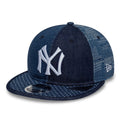 New York Yankees MLB Multi Denim Dark Blue Retro Crown 9FIFTY Adjustable Cap-kentox