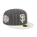 San Francisco Giants MLB Stripes Dark Grey 59FIFTY Fitted Cap-kentox