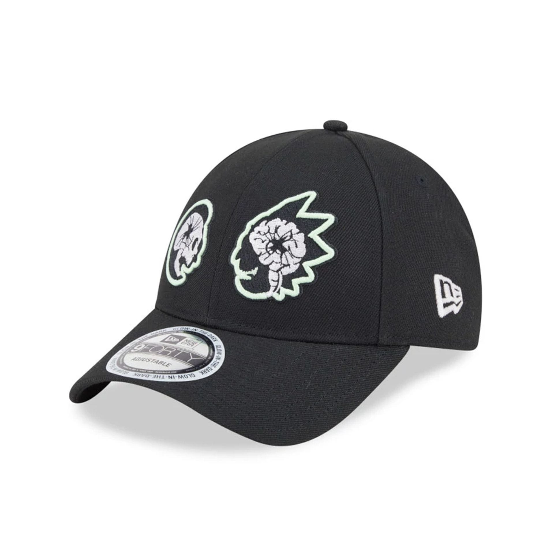 Rick And Morty Glow In The Dark Black 9FORTY Adjustable Cap-kentox