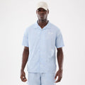 New Era Resort Blue Short Sleeve Shirt-kentox