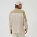 New Era NEC Logo Beige Long Sleeve Jersey-kentox