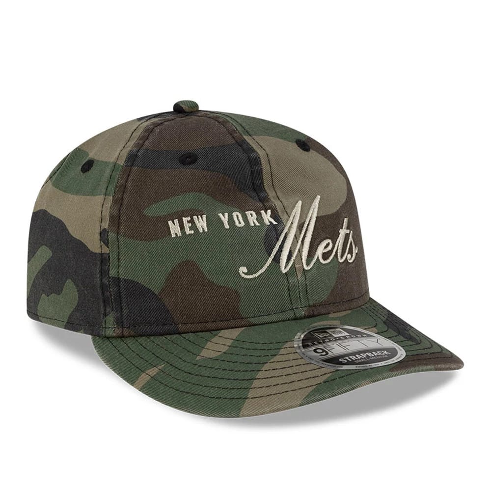 New York Mets Thisisneverthat X MLB Woodland Camo Retro Crown 9FIFTY Cap-kentox