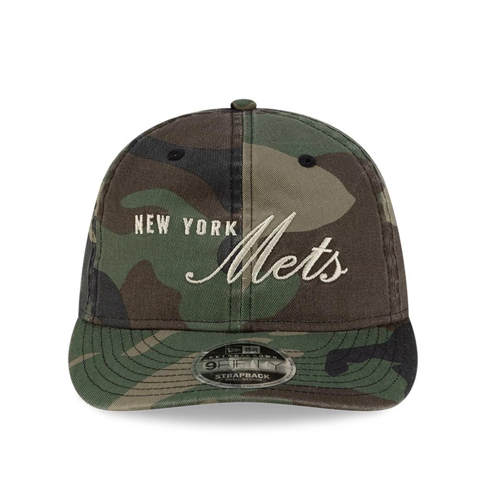 New York Mets Thisisneverthat X MLB Woodland Camo Retro Crown 9FIFTY Cap-kentox