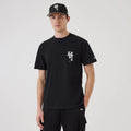 LA Dodgers MLB Upside Down Black T-Shirt-kentox