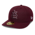 St. Louis Cardinals MLB College Varsity Dark Red Low Profile 59FIFTY Fitted Cap-kentox