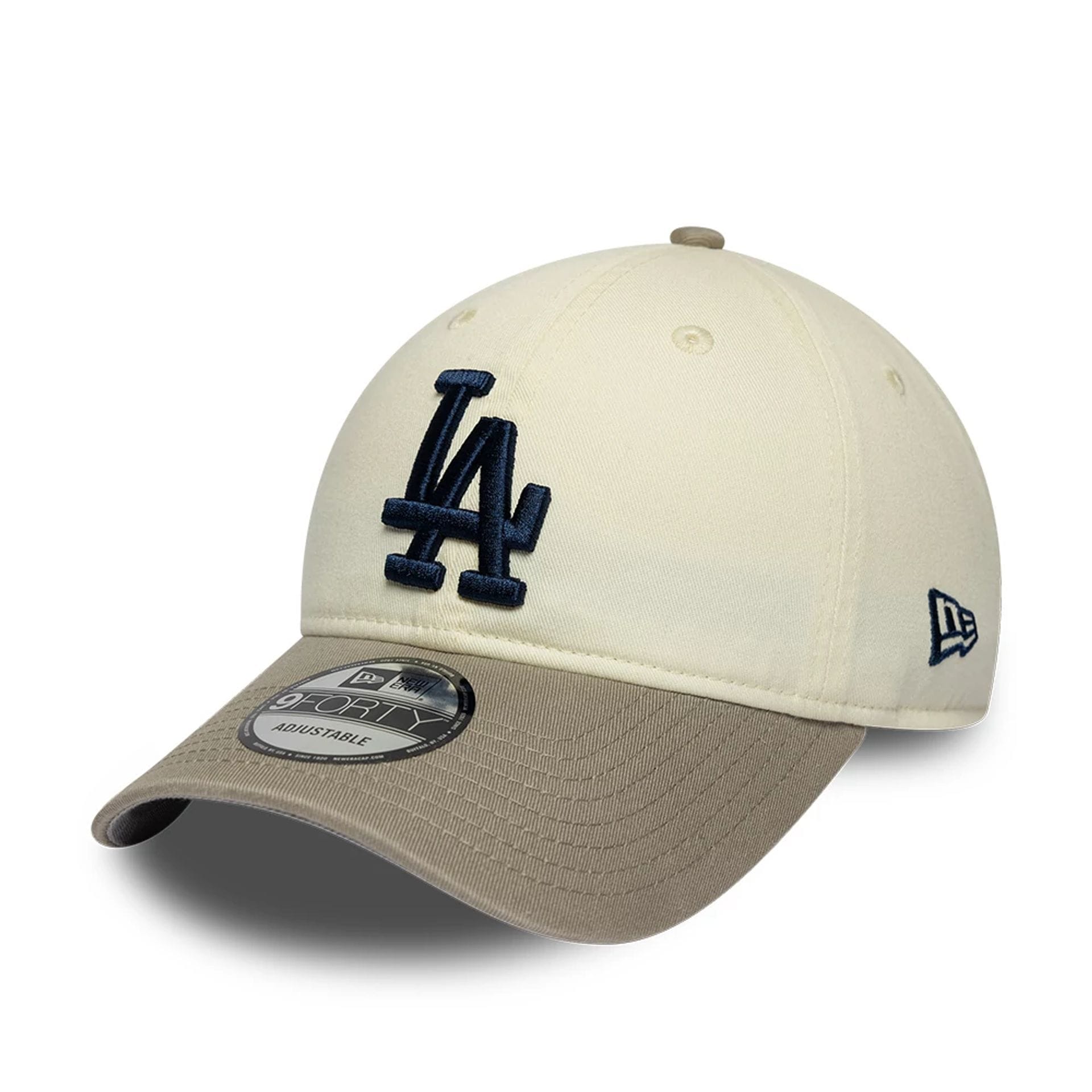 LA Dodgers MLB Cream 9FORTY Unstructured Adjustable Cap-kentox