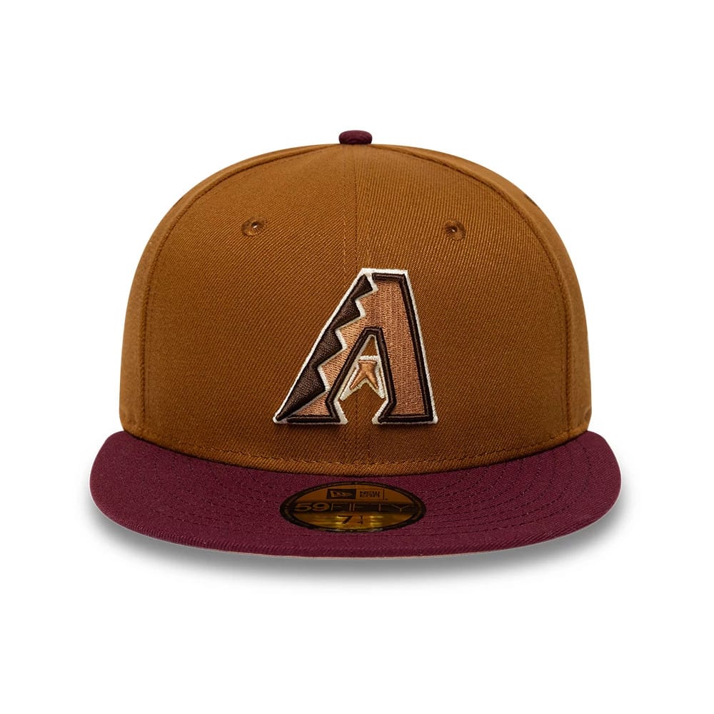 Arizona Diamondbacks MLB Mocha Mousse Dark Beige 59FIFTY Fitted Cap-kentox