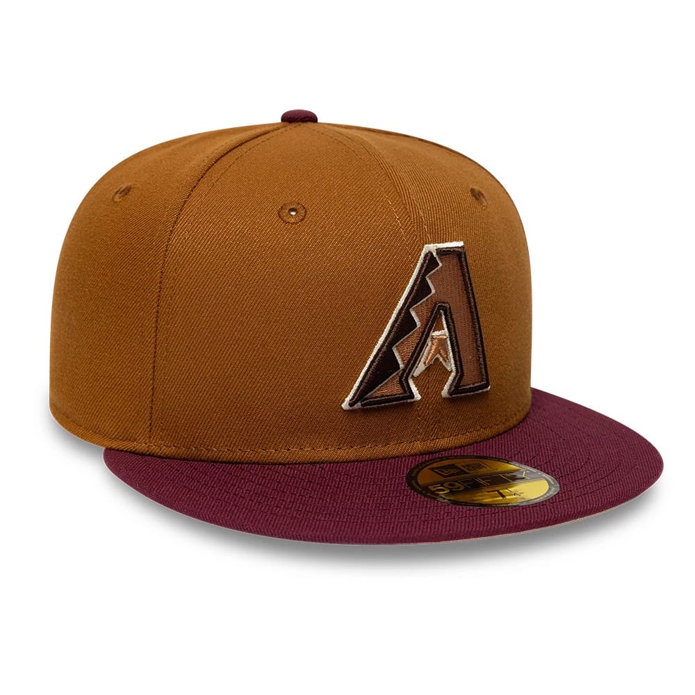 Arizona Diamondbacks MLB Mocha Mousse Dark Beige 59FIFTY Fitted Cap-kentox