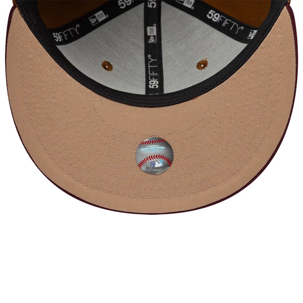 Arizona Diamondbacks MLB Mocha Mousse Dark Beige 59FIFTY Fitted Cap-kentox