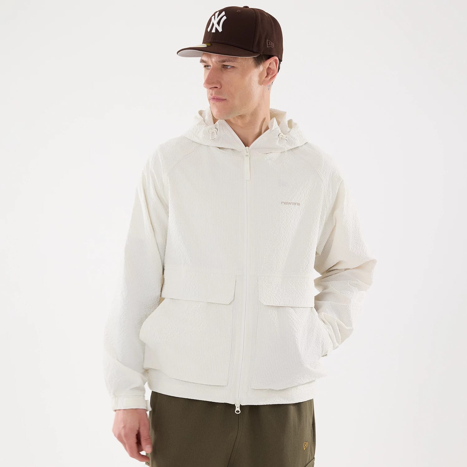 New Era Black Label Open White Jacket-kentox