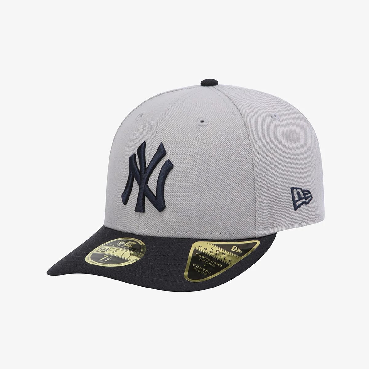 New York Yankees MLB 59FIFTY Day Grey Low Profile 59FIFTY Fitted Cap-kentox