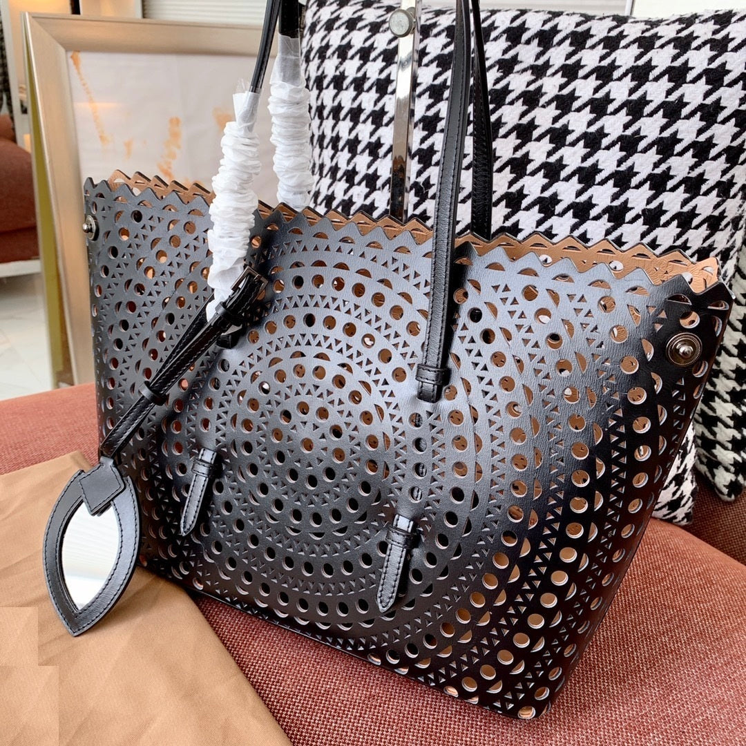 Stylish Hollow-Out Tote Bag