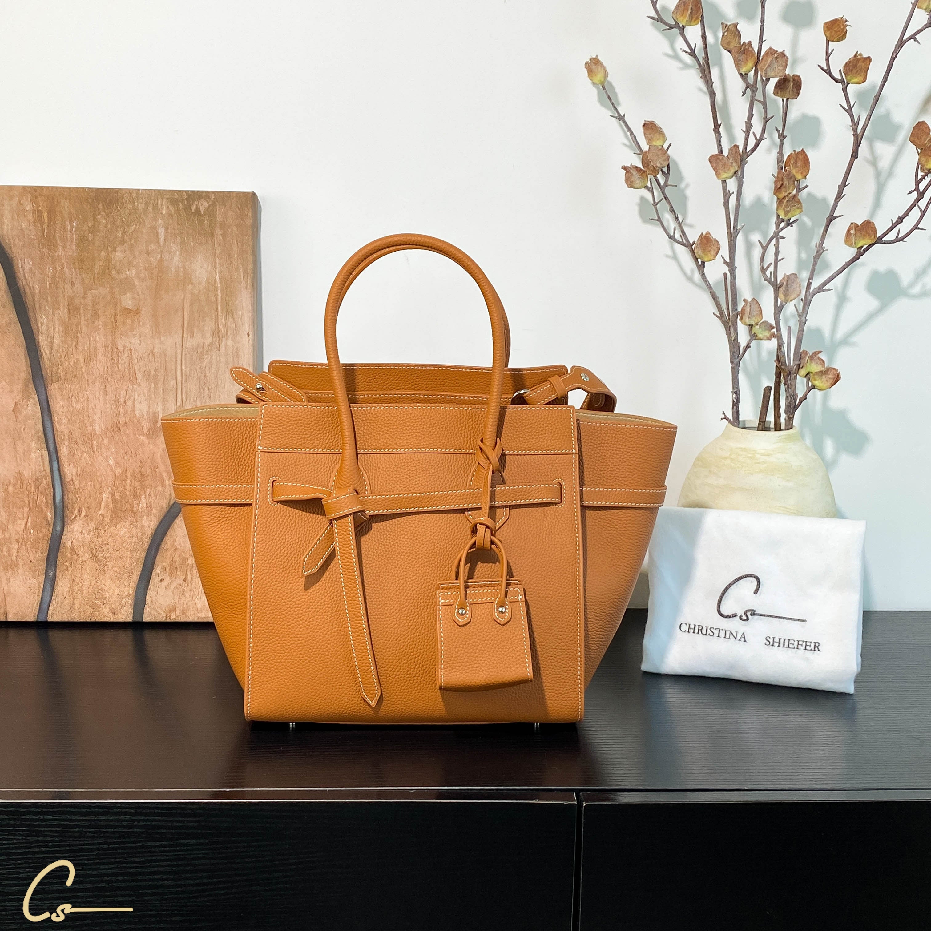 Timeless Chic Leather Tote