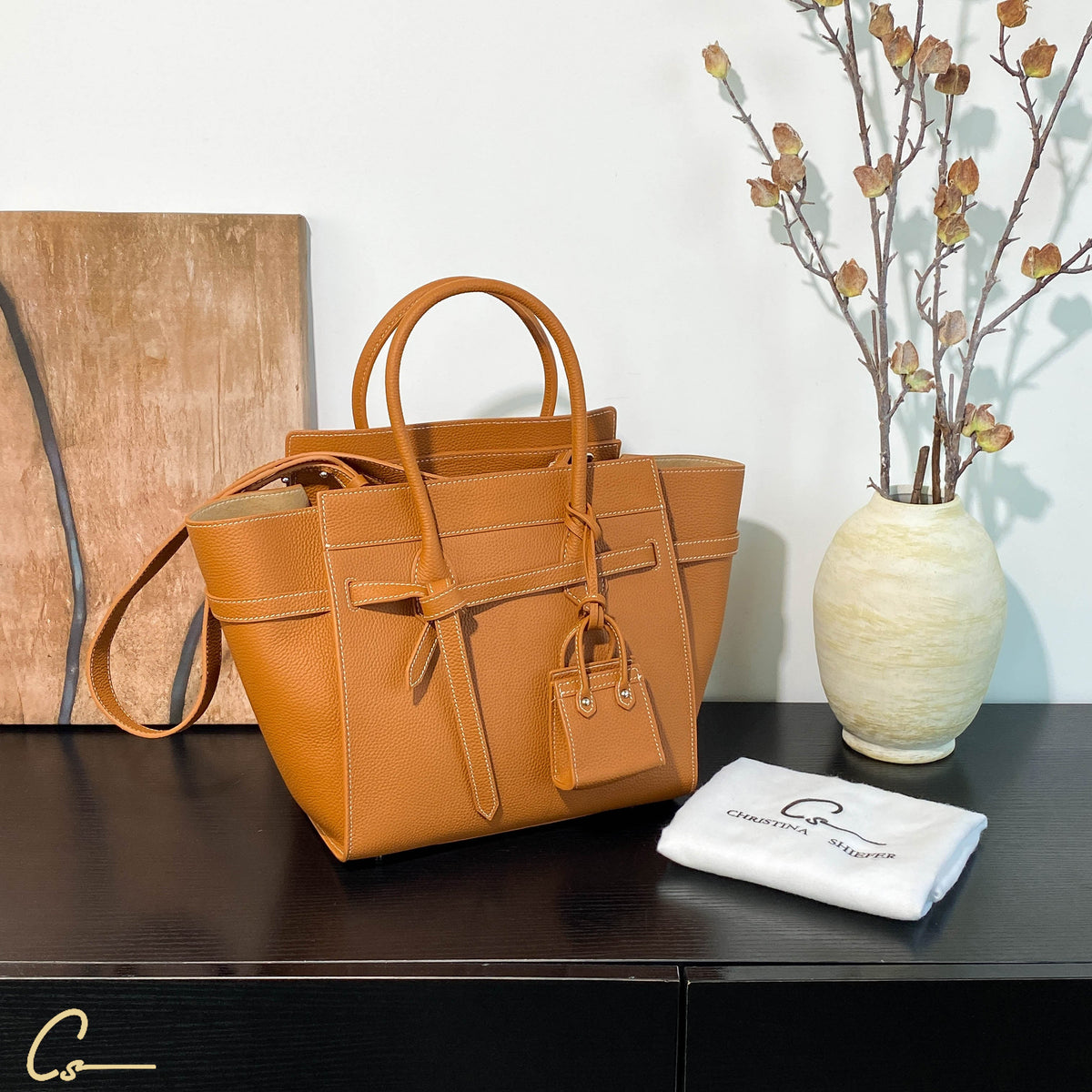 Timeless Chic Leather Tote
