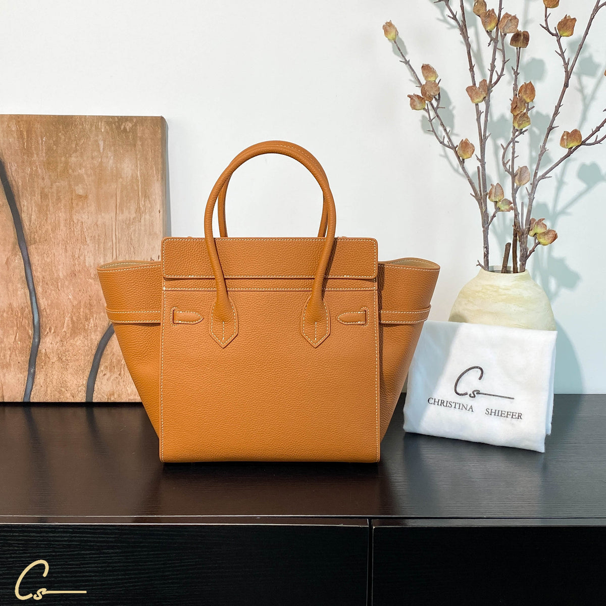 Timeless Chic Leather Tote