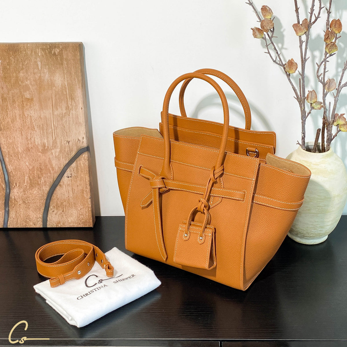 Timeless Chic Leather Tote