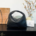 Woven Genuine Sheepskin Leather Bag