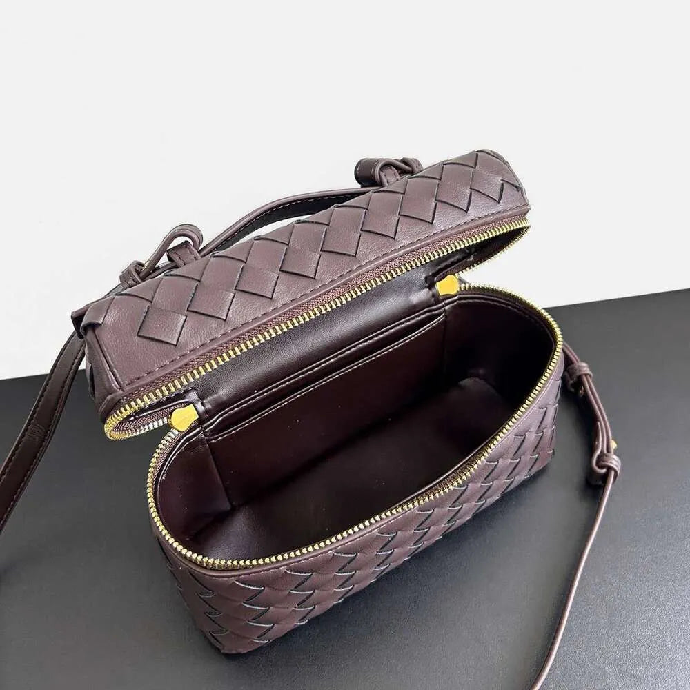 Elegant Woven Box Top-Handle Bag