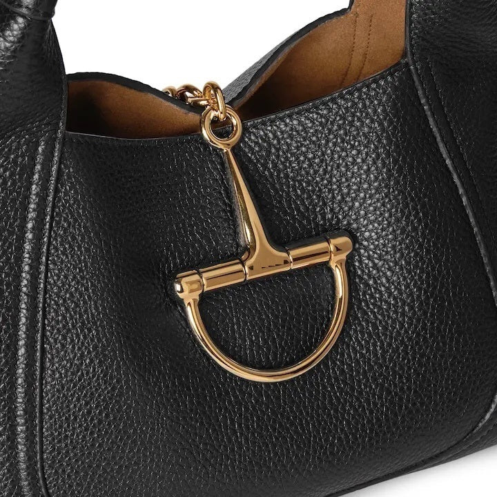 Midnight Sculpted Leather Bag
