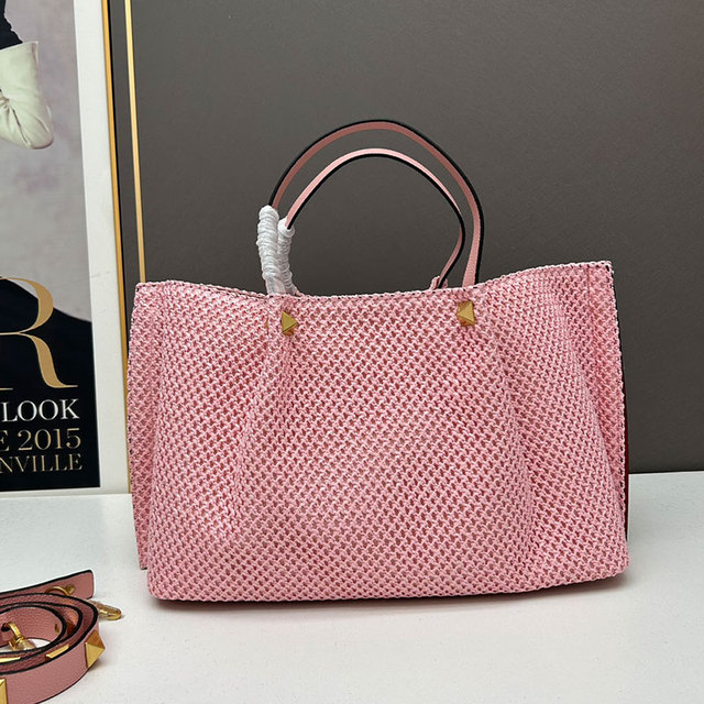 Stylish Woven Straw Tote Bag