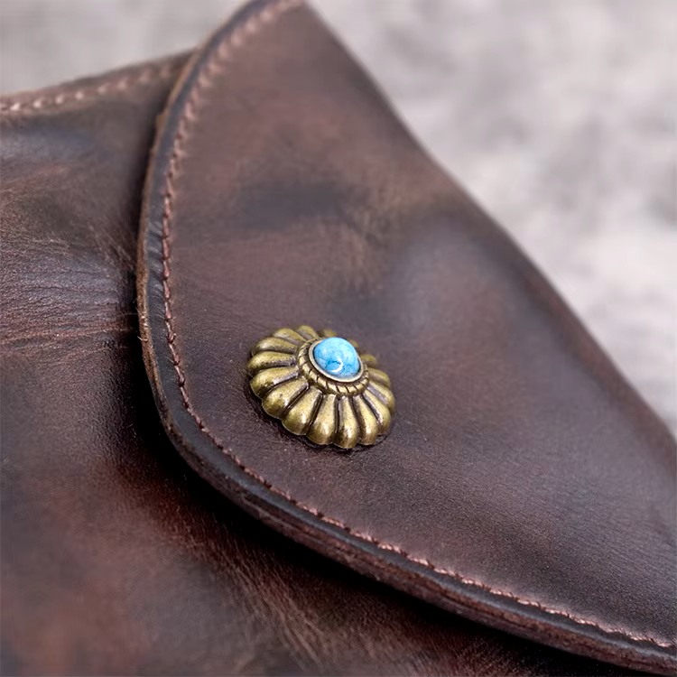 Stylish Genuine Cowhide Accent Wallet