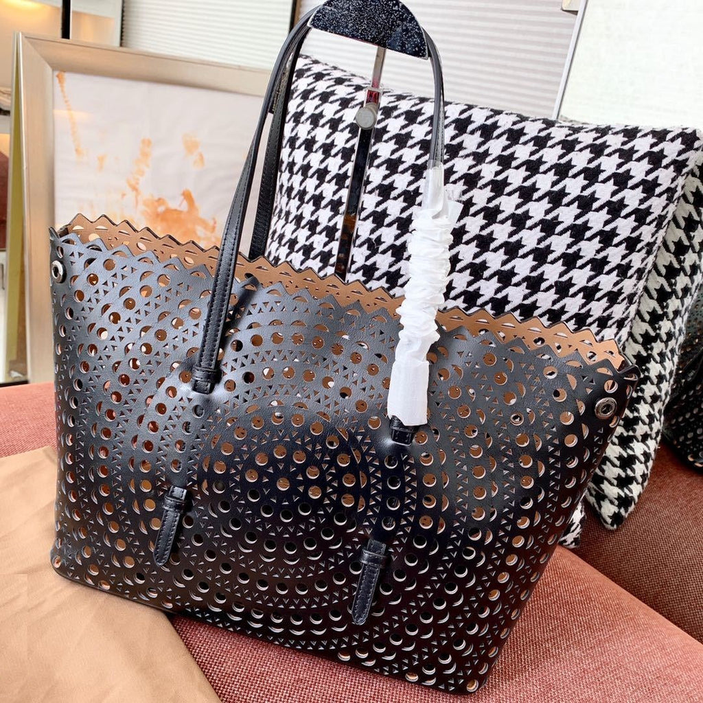 Stylish Hollow-Out Tote Bag