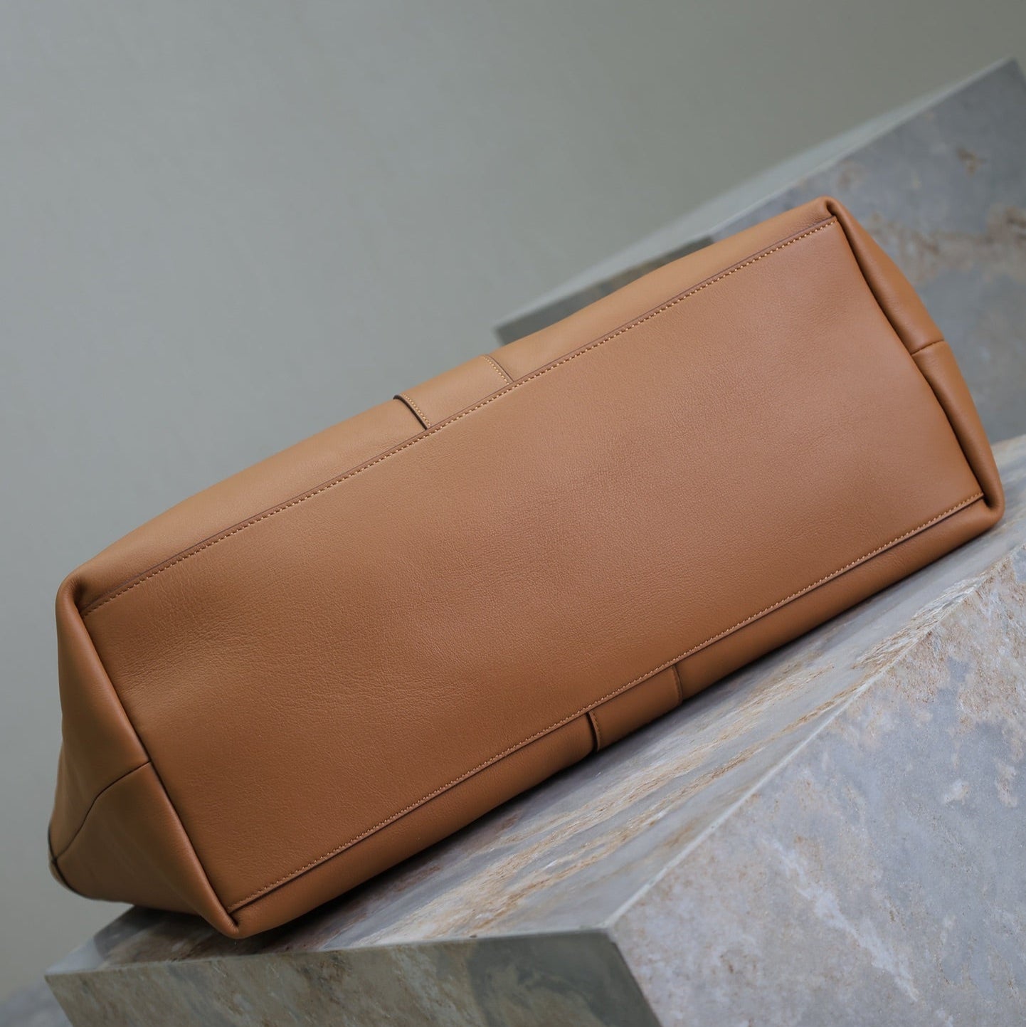 Premium Genuine Cowhide Leather Tote Bag