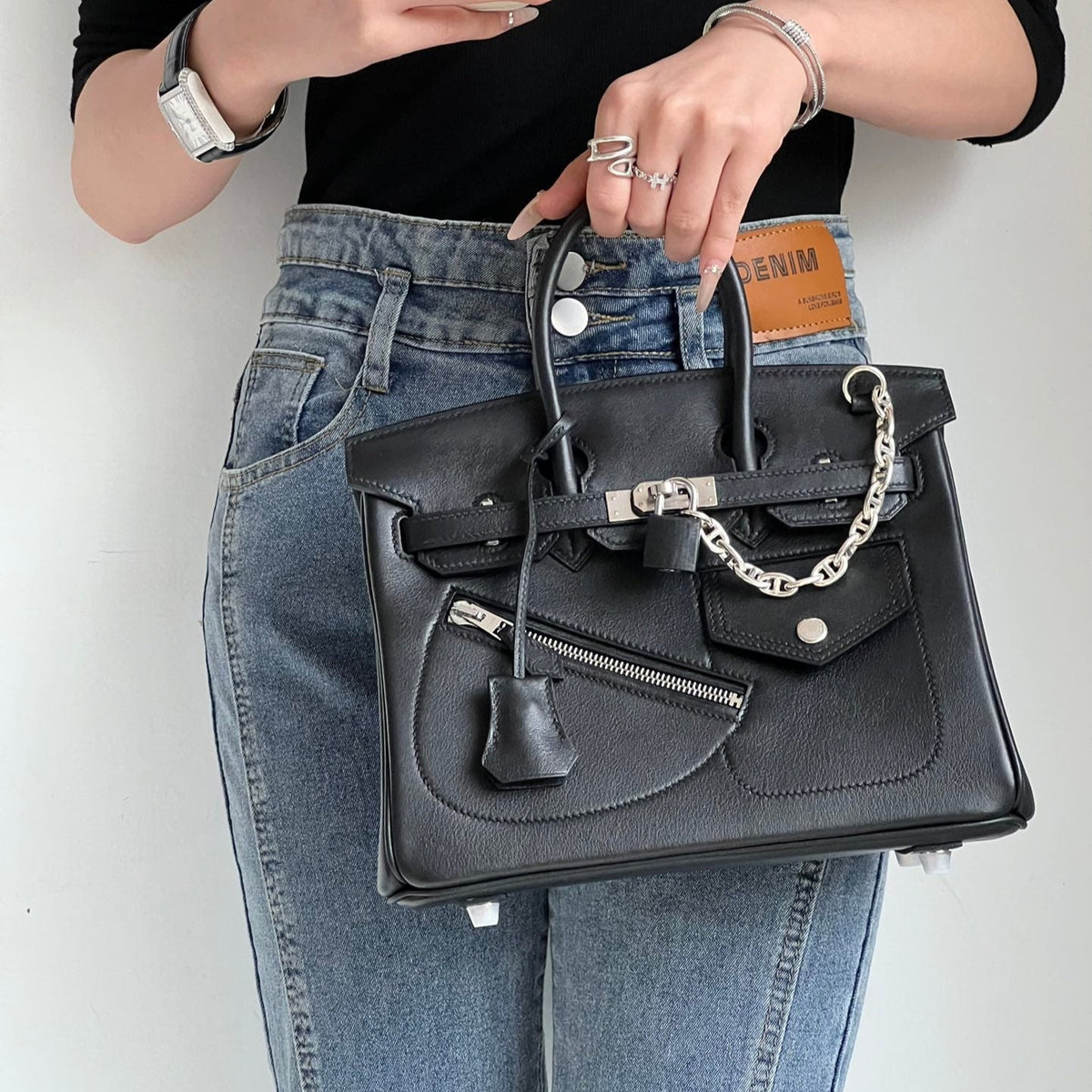 Luxe Premium Full-Grain Leather Bag