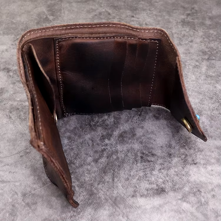 Stylish Genuine Cowhide Accent Wallet