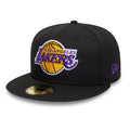 LA Lakers NBA Black 59FIFTY Fitted Cap-kentox