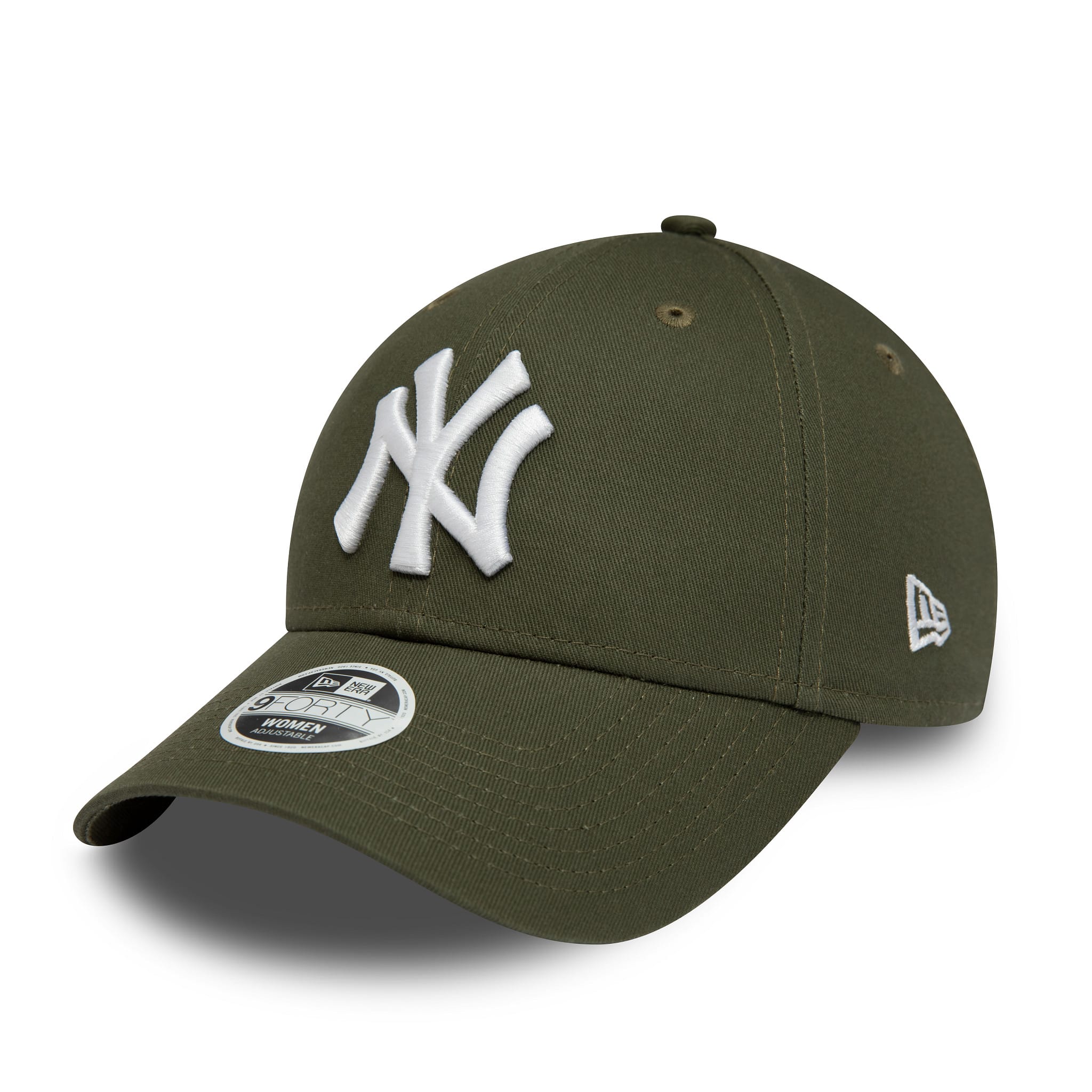 New York Yankees Womens League Essential Green 9FORTY Adjustable Cap-kentox