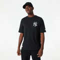 New York Yankees MLB Essential Black Oversized T-Shirt-kentox