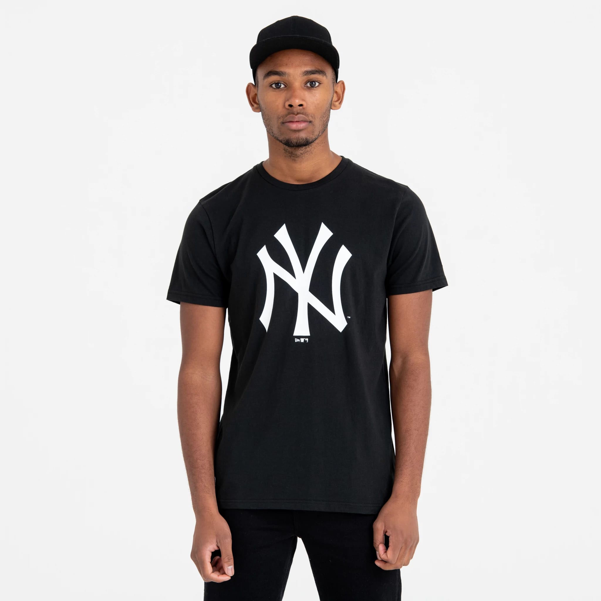New York Yankees MLB Regular Black T-Shirt-kentox