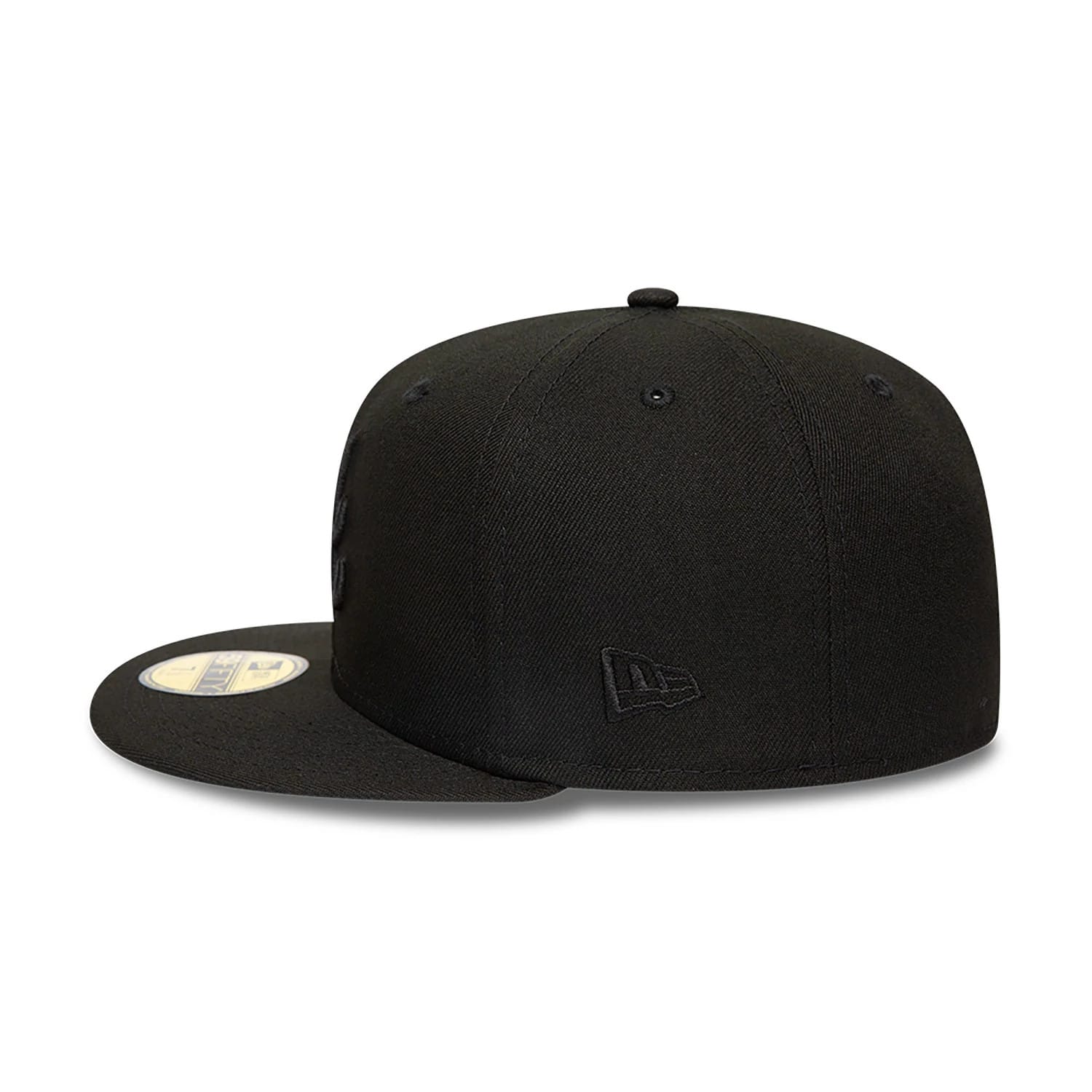 Atlanta Braves MLB Black on Black 59FIFTY Fitted Cap-kentox
