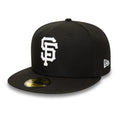 San Francisco Giants MLB Black and White 59FIFTY Fitted Cap-kentox