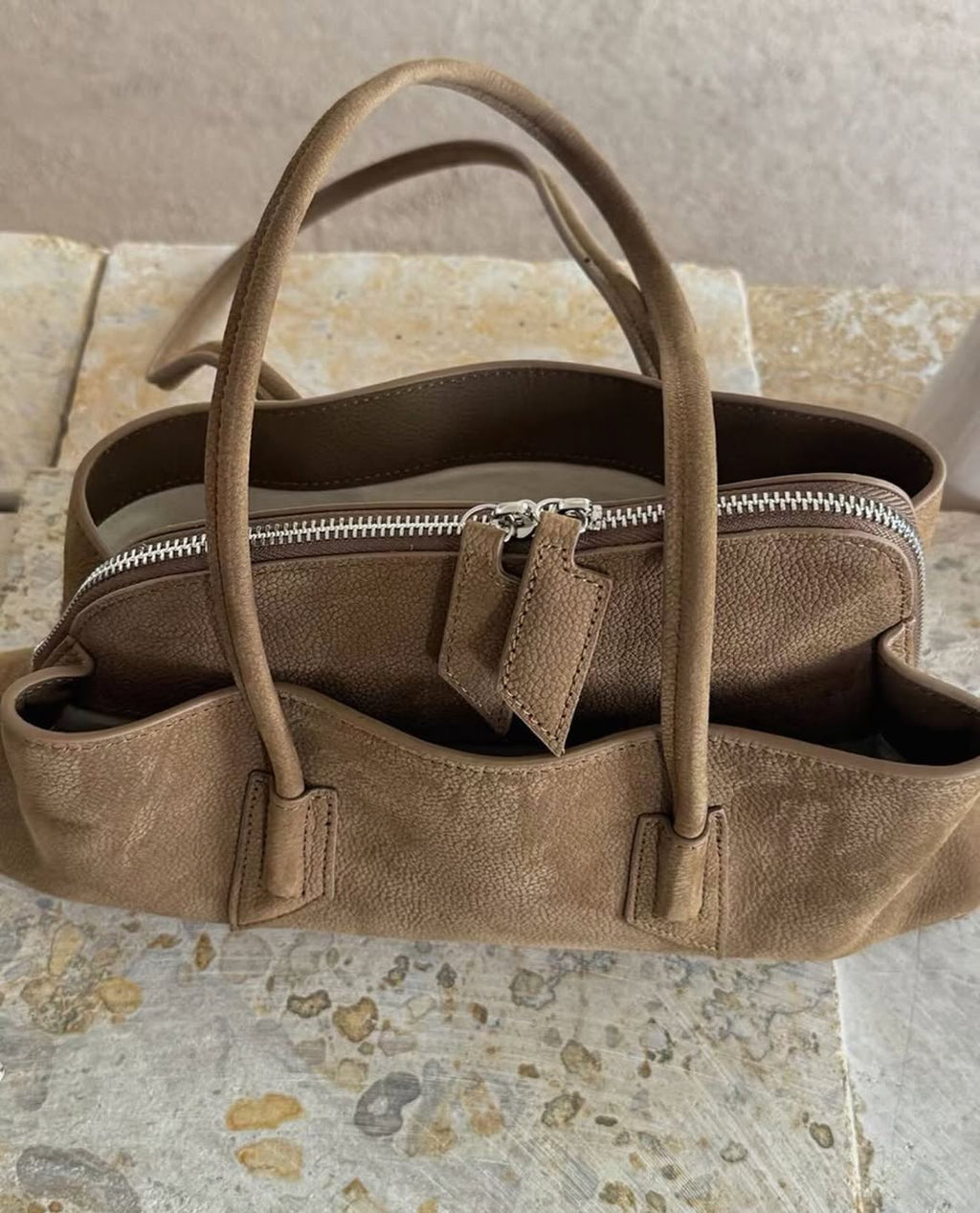 Arlo Suede Shoulder Bag – Elegant Everyday Crossbody Style